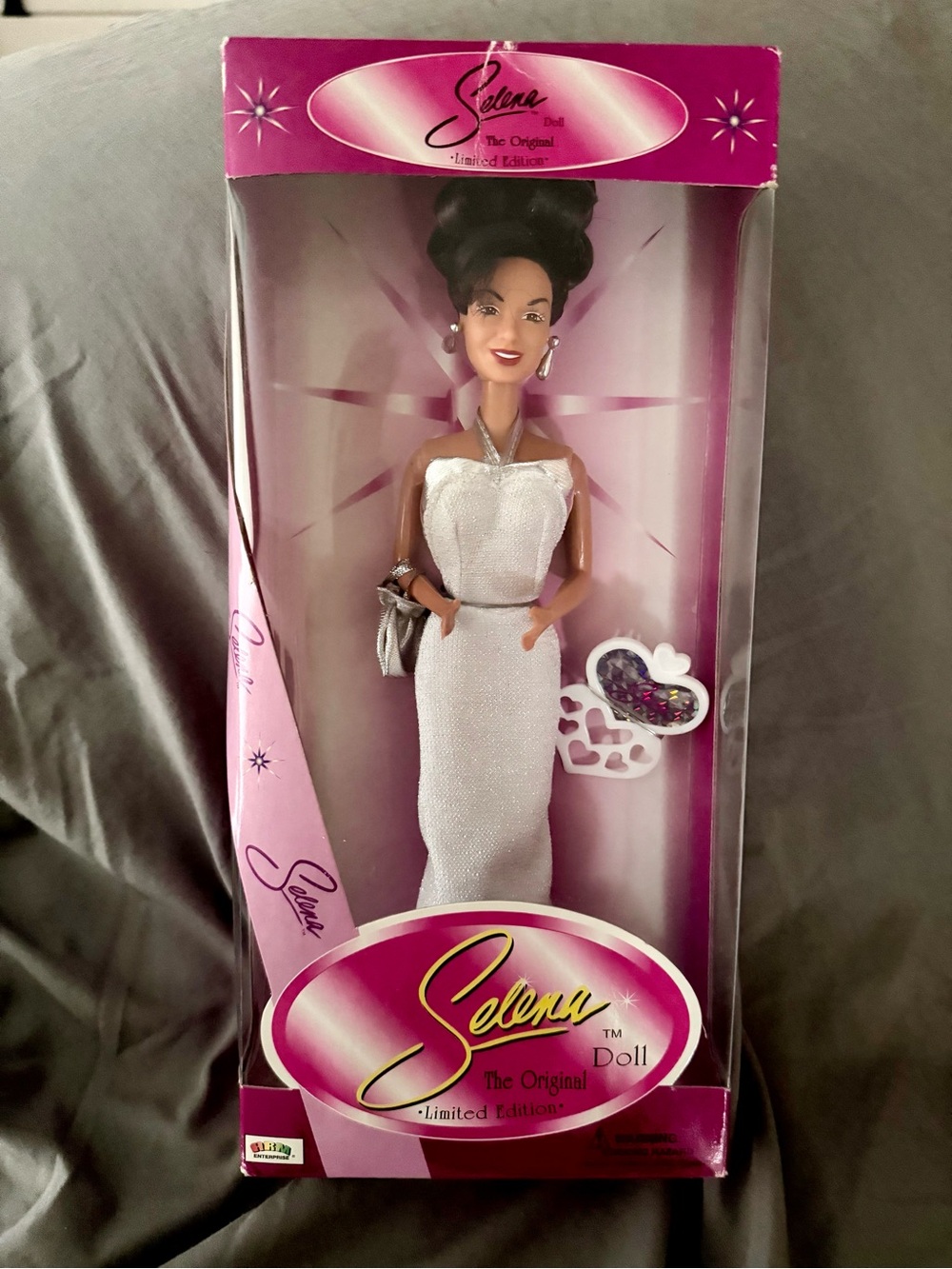 Selena Doll in Sparkling White Gown